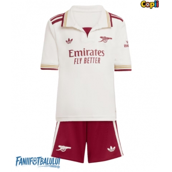 Arsenal Echipament de Fotbal Replică 2025-26 Copii Treilea (+ Șorturi)